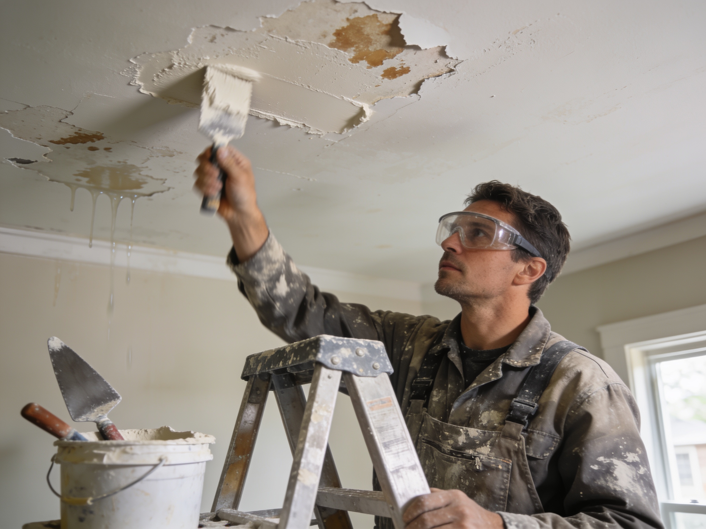 Ceiling Water Damage Repair in Austin