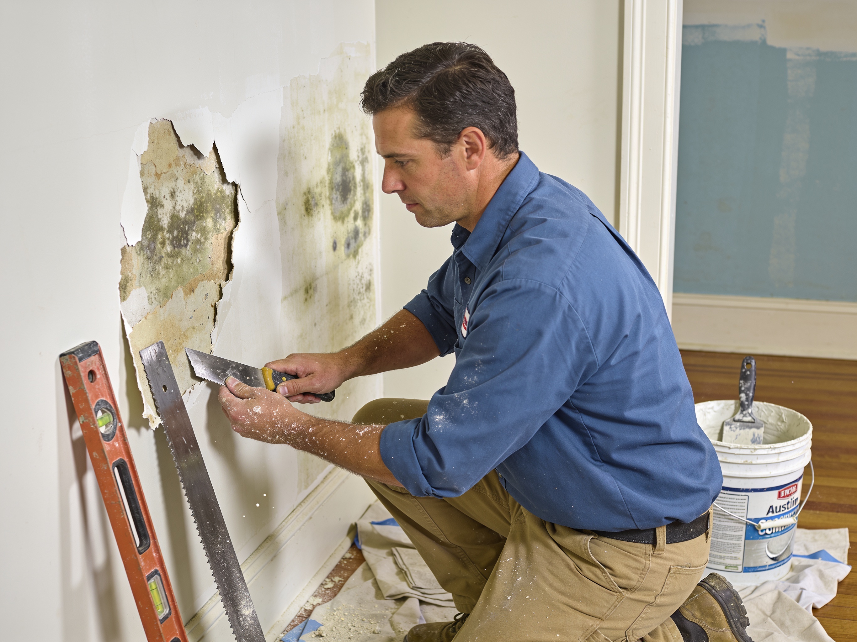 Drywall Water Damage Repair in Austin