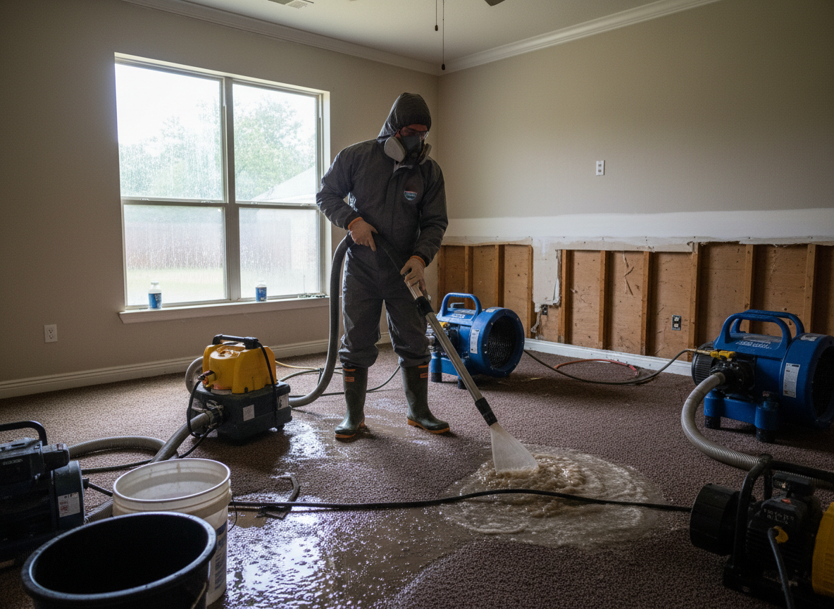 Flood Water Cleanup in Austin