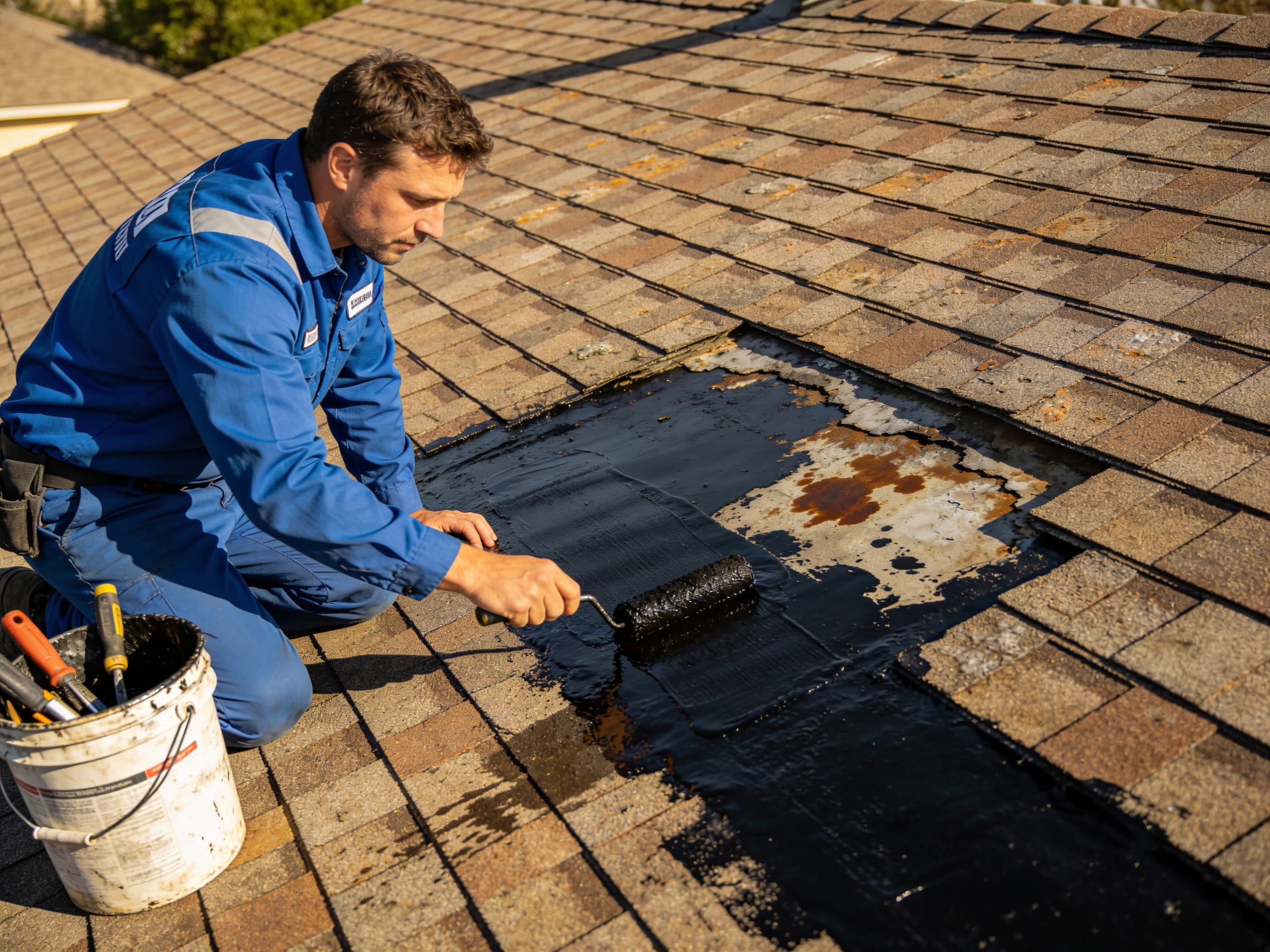 Roof Leak Water Damage Repair in Austin