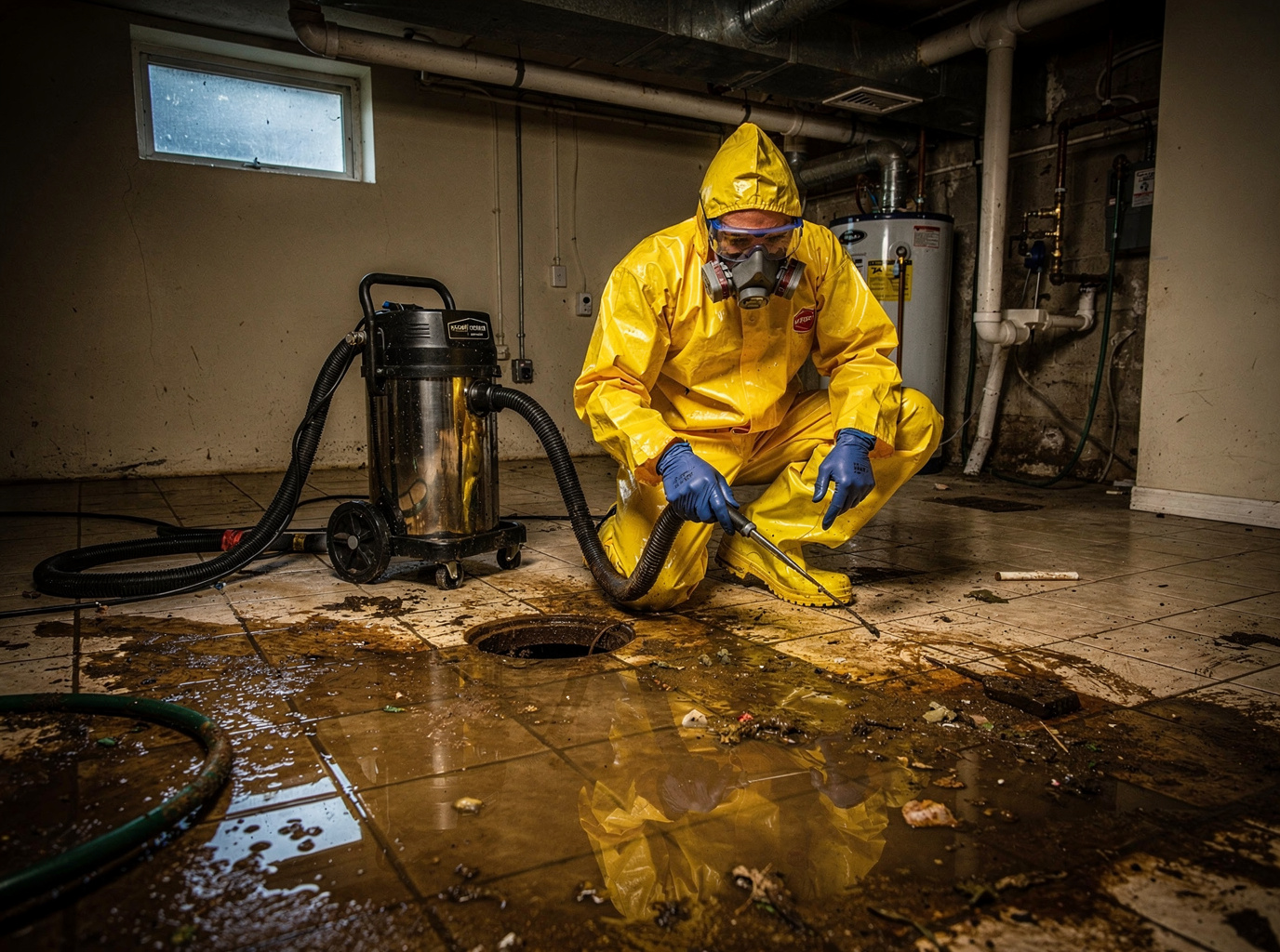 Sewage Backup Cleanup in Austin